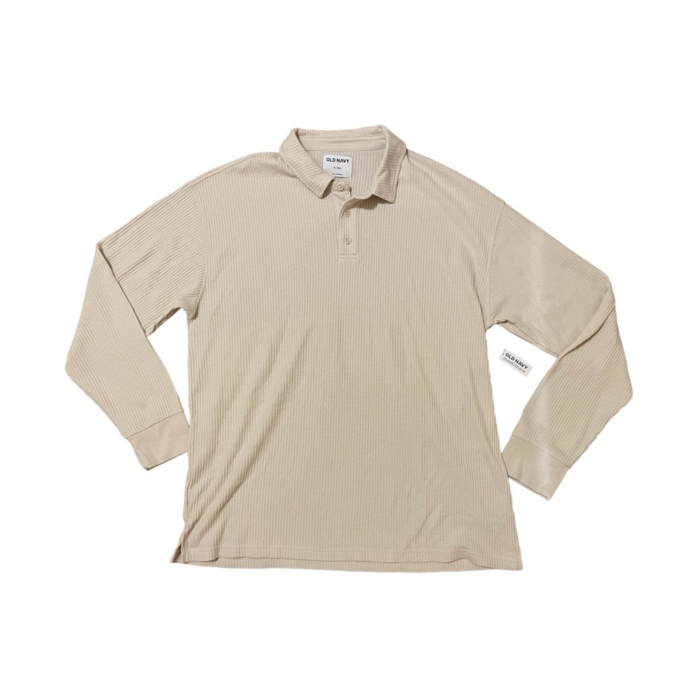 Old Navy Men’s Waffle-Knit Polo Sweater